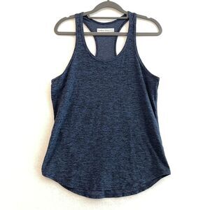 Outdoor Voices Heathered Navy Racerback Tank Top Athletic Workout Size S